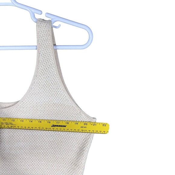 Future Collective Alani Noelle XXL Crochet Fringe Midi Tank Dress Stretch Beachy - Picture 10 of 16